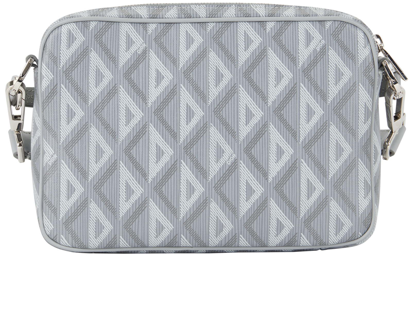 Saddle Triple Pouch, &pound;1,300, Handbags, Grey, Canvas, Back view